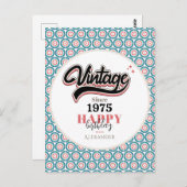 1975年製ヴィンテージ ポストカード (正面/裏面)