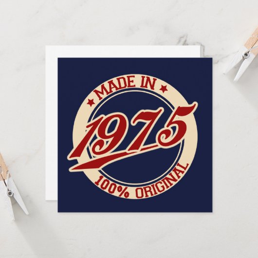 1975年製 カード (正面/裏面インサイチュ)