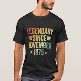 1975年11月以来の伝説 Tシャツ