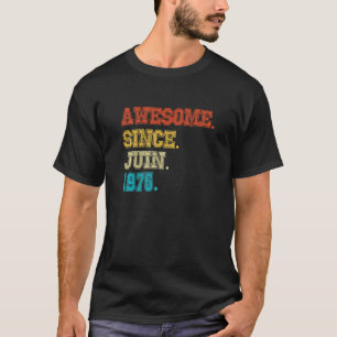 1975年2素晴らし月以来47番目の誕生日 Tシャツ