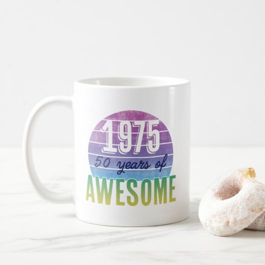1975年50素晴らし年 コーヒーマグカップ (ドーナツ)