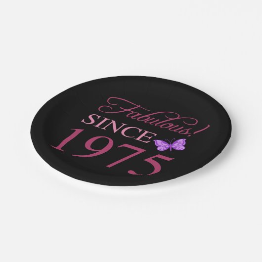 1975年50誕生日以来の素晴らしい ペーパープレート (アングル)