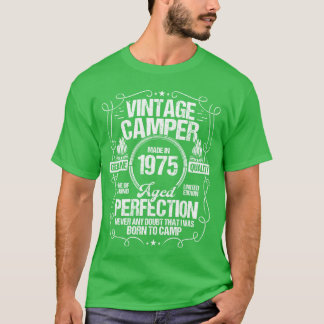 1975年 キャンパー 山 スカウト スカウティング キャンピング 1975 Tシャツ