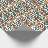 1975生まれ年のラッピング紙 ラッピングペーパー (角)