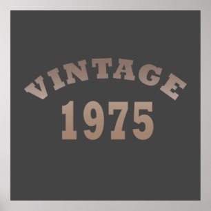 1975生まれ年のヴィンテージ ポスター