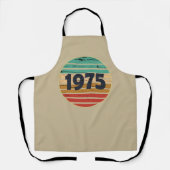 1975生まれ年ヴィンテージ50歳の誕生日ギフト エプロン (正面)