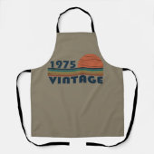 1975生まれ年ヴィンテージ50歳の誕生日ギフト エプロン (正面)