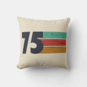 1975生まれ年ヴィンテージ50歳の誕生日ギフト クッション (正面)