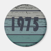 1975生まれ年ヴィンテージ50歳の誕生日ギフト マグネット (正面)