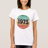 1975生まれ年ヴィンテージ50歳の誕生日ギフト Tシャツ (正面)