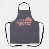 1975生まれ年ヴィンテージ50歳の誕生日パーティー エプロン (正面)