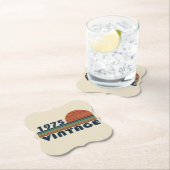1975生まれ年ヴィンテージ50歳の誕生日パーティー ペーパーコースター (インサイチュ)