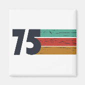 1975生まれ年ヴィンテージ50歳の誕生日パーティー マグネット (正面)