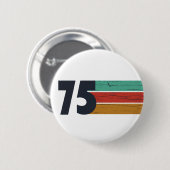 1975生まれ年ヴィンテージ50歳の誕生日パーティー 缶バッジ (正面&裏面)