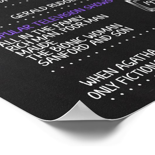 1975生まれ年45歳の誕生日パーティーに向けて男性のサイン ポスター (角)