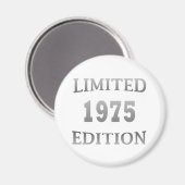 1975生まれ年50歳の誕生日パーティー マグネット (正面/裏面)