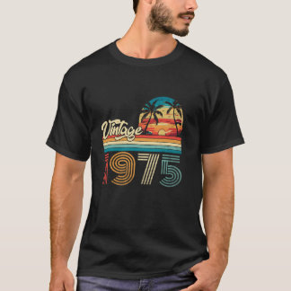 1975生まれ年50誕生日ギフト50年のヴィンテージ Tシャツ