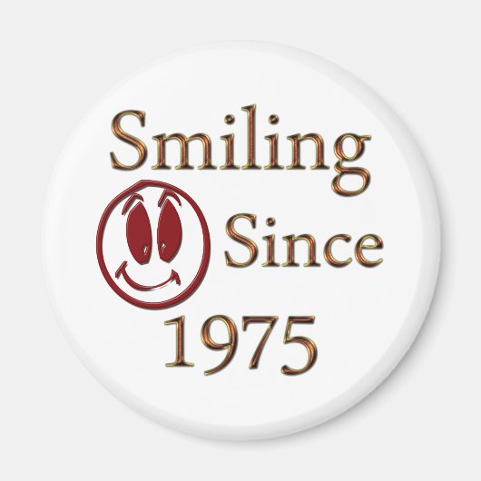 1975生まれ年 マグネット (正面)