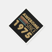 1975素晴らし年50誕生日以来 スタンダードカクテルナプキン (角)