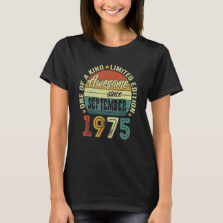 1975素晴らし年9月以来47歳47th Bir Tシャツ