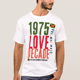 1975 真の男はスローダンス Men's Basic T-Shirt Tシャツ