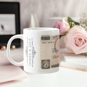 1975 £10ノートイメージ付きマグカップ | エリザベス2世 ジャンボコーヒーマグカップ