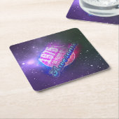 1975 — 50年素晴らしの「グランジ」外観 スクエアペーパーコースター (アングル)