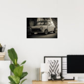 1975 Unenenti Mini Cooper 1300ポスター ポスター (ホームオフィス)