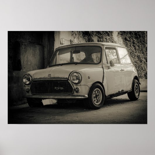 1975 Unenenti Mini Cooper 1300ポスター ポスター (正面)