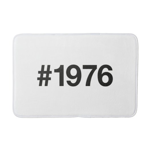 1976ハッシュタグ49年誕生日記念日 バスマット (正面)