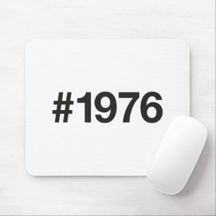 1976ハッシュタグ49年誕生日記念日 マウスパッド