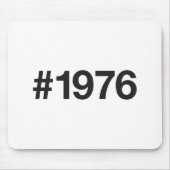 1976ハッシュタグ49年誕生日記念日 マウスパッド (正面)