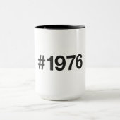 1976ハッシュタグ49年誕生日記念日 マグカップ (中央)