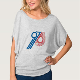1976レトロのワイシャツ Tシャツ