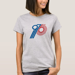 1976レトロのワイシャツ Tシャツ
