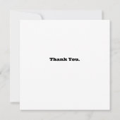 1976レトロヴィンテージポスター誕生日または懇親会 サンキューカード (裏面)