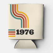 1976レトロヴィンテージポスター誕生日または懇親会 缶クーラー (正面)