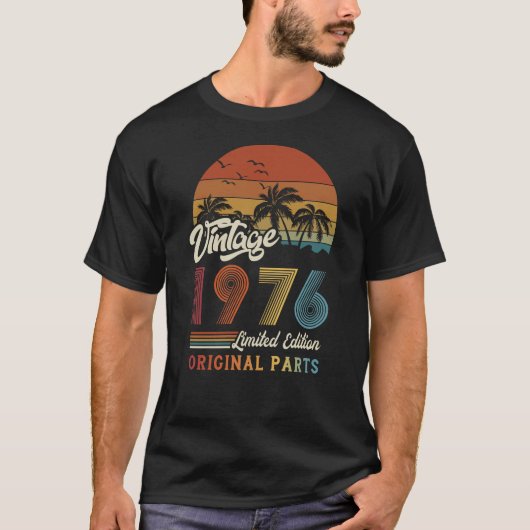 1976ヴィンテージ限定版オリジナル部品 Tシャツ (正面)