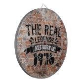 1976実在年のダルト生まれボードの伝説 ダーツボード (正面左)