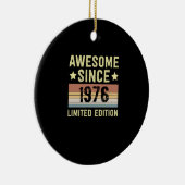 1976年からすごい誕生日 セラミックオーナメント (右)