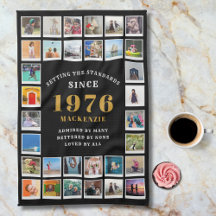 1976年からの50歳の誕生日家族の思い出フォトコラージュ