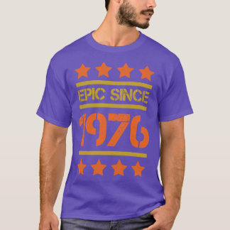 1976年からエピック家族誕生日ギフトBbayFather Mo Tシャツ