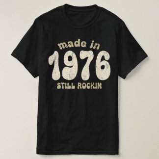 1976年に作られたまだ揺れるヴィンテージ数 Tシャツ