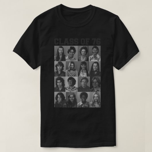 1976年のぼうぜんとした混乱したクラス Tシャツ (デザイン正面)