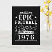 1976年のアメリカンフ生まれットボール誕生日 カード (黄色い花)