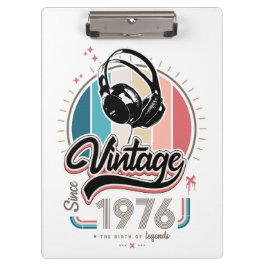 1976年のヘッドフォン以降のヴィンテージ クリップボード