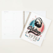 1976年のヘッドフォン以降のヴィンテージ プランナー手帳 (ディスプレー)