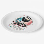 1976年のヘッドフォン以降のヴィンテージ ペーパープレート (アングル)