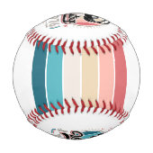 1976年のヘッドフォン以降のヴィンテージ 野球ボール (裏面)