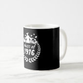1976年の卒業又は懇親会デザイン コーヒーマグカップ (正面右)